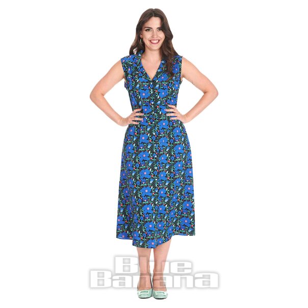 Banned Flower Power Dress (Blue)