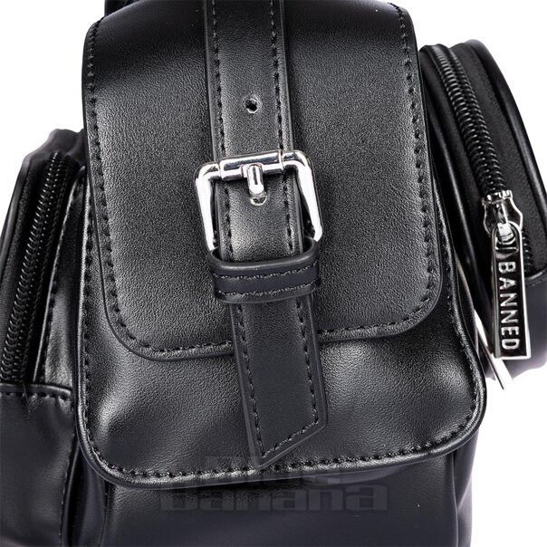 Banned Twin Terror Skull Handbag (Black) | Alternative Accessories
