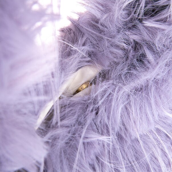 Blue Banana Long Fur Bag (Lilac) | Alternative Accessories