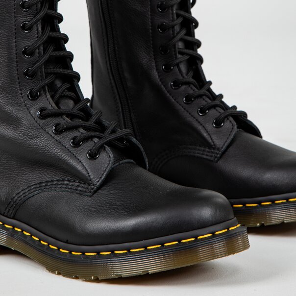 Dr Martens 1B99 Virginia High Boots (Black) | Alternative Fashion, Goth Clothing