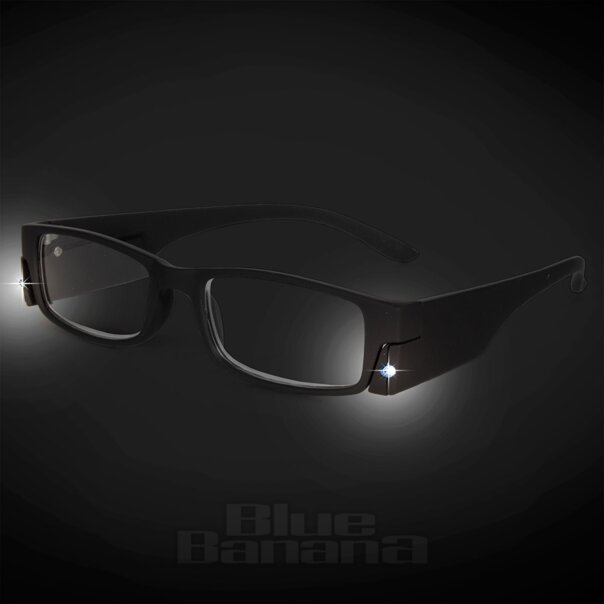 Reading Glasses & Light | Blue Banana
