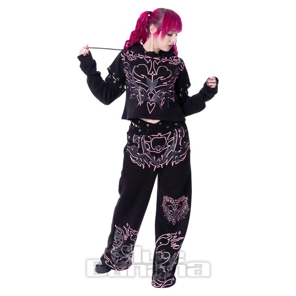 Heartless Thornchant Hoodie (Black/Pink) | Alternative Clothing