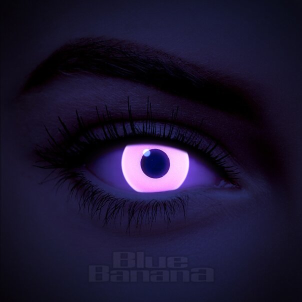 Violette UV I-Glow Farbige Kontaktlinsen (30 Tage) | Coloured Contacts