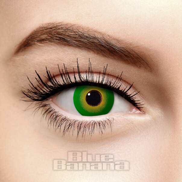Hulk 30 Tage grüne farbige Kontaktlinsen, Coloured Contacts UK