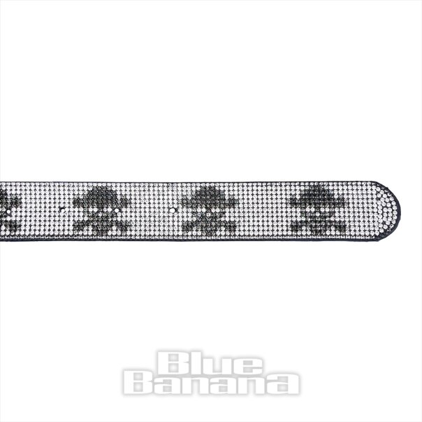 Blue Banana Crystal Skulls Gürtel (Schwarz) | Blue Banana