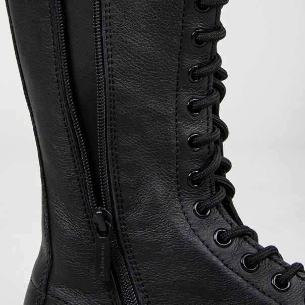 Dr Martens 1B99 Virginia High Boots (Black) | Alternative Fashion, Goth Clothing