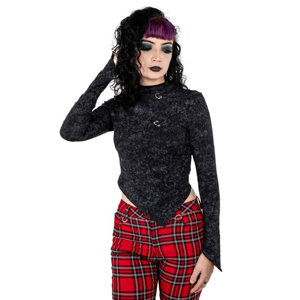 Banned Pierce Protocol Top (Black) | Banned Alternative Tops