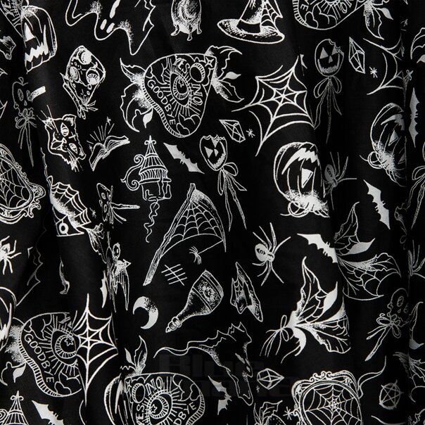 Hell Bunny Mischief Midi Dress (Black) | Blue Banana