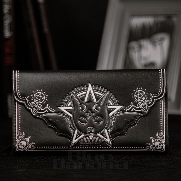 Nemesis Now Cult Cuties Malpuss Borsa goffrata (18,5 cm)