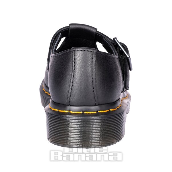 Dr Martens Polley Smooth Leather Mary Jane (Black) | Blue Banana Shoes