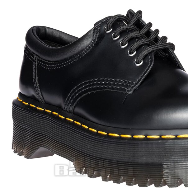 Dr Martens Quad 8053 Smooth Shoes (Black) | Dr Martens Boots
