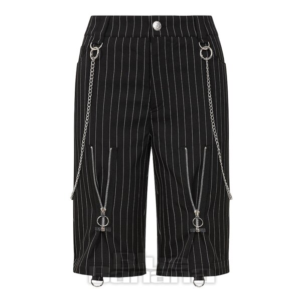 Banned Chain Reaction Trousers (Black) | Alternative Fashion, Goth Clothing