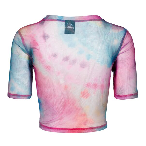 Ozzy Osbourne Logo Mesh Crop T-Shirt (Multicolor) | Alternative Fashion, Band Tees