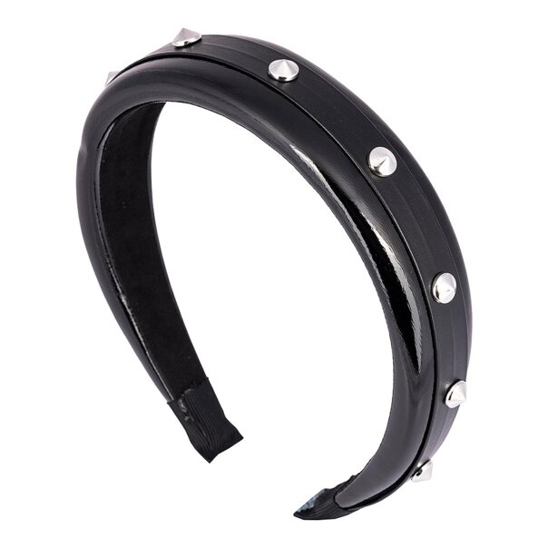 Fascia per capelli a cono rotonda Blue Banana (nera) | Accessori alternativi