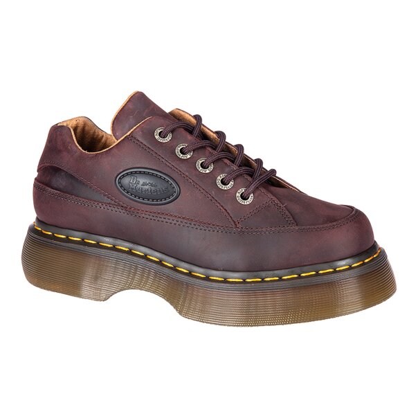 Dr Martens Buzz 5I Crazy Horse Shoe (Cherry) | Alternative Shoes