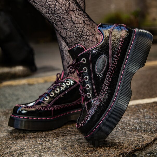 Scarpe Dr Martens Buzz Patent (nere/rosa) | Scarpe Dr Martens alternative