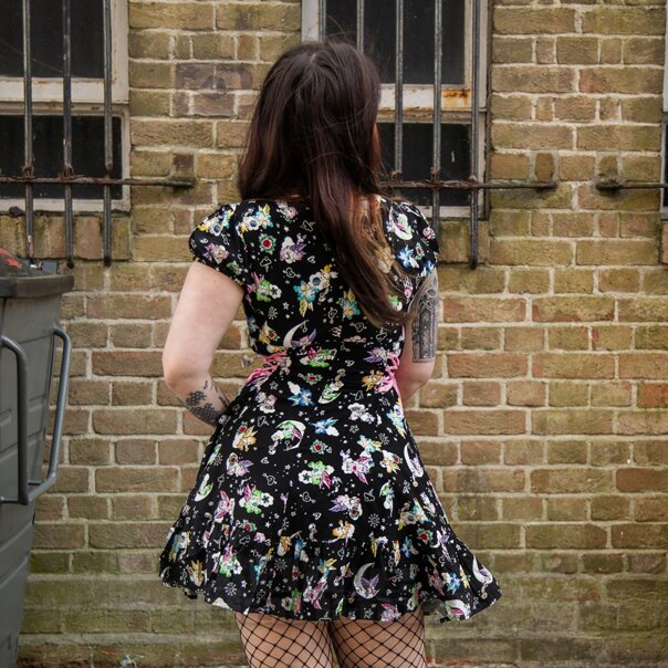 Hell Bunny X Care Bear Roxi Care Bears Dress (Black) | Alternative Clothing, Kawaii Fashion