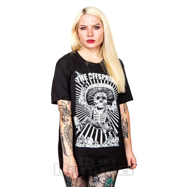 Maglietta The Offspring Jumping Skeleton (nera) | Blue Banana