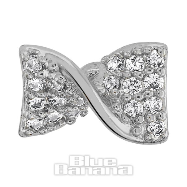 Blue Banana Polierter Titanbogen, 1,2 X 8 Mm Fadenloses Labret (Silber) | Blue Banana