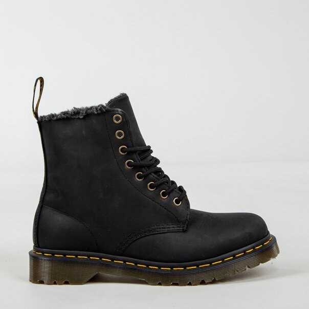 Dr Martens 1460 Pascal Wl Crazy Horse Boots (Black) | Alternative Footwear