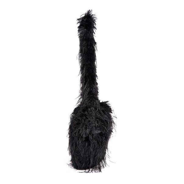 Blue Banana Long Fur Bag (Black) | Alternative Accessories