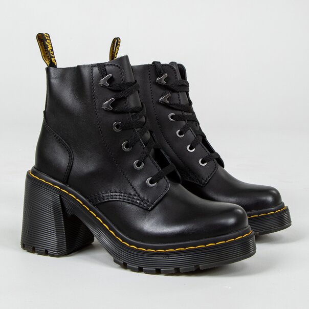 Dr Martens Sendal Jesy Heeled Boots (Black) | Blue Banana UK