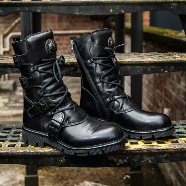Botas New Rock M.1473-S49 'Comfort-Light' - Negro