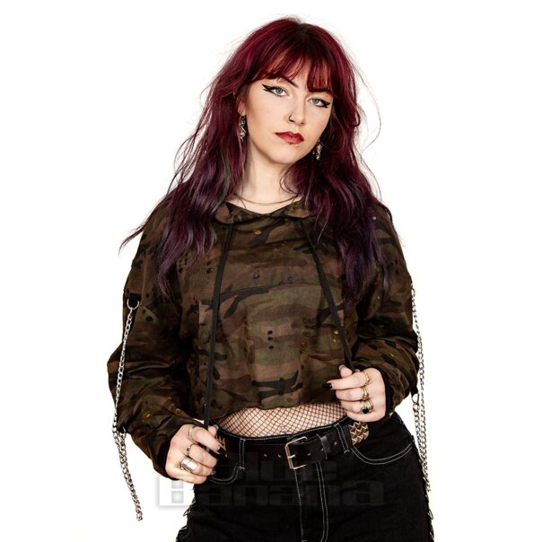 Banned Fable Hoodie (Brown/Black) | Blue Banana