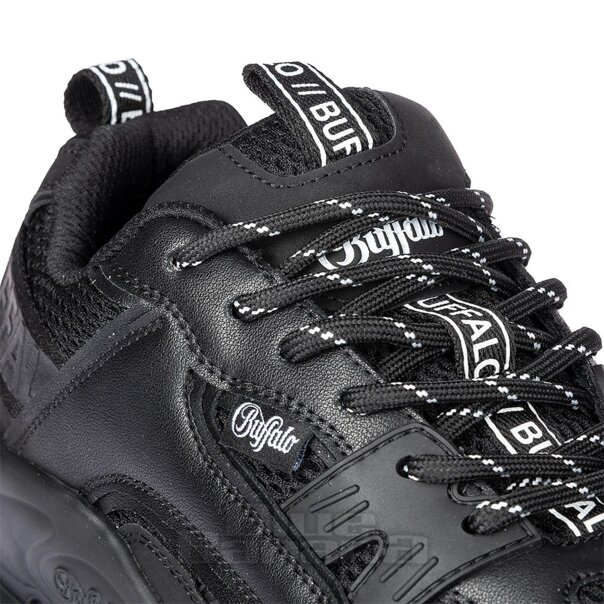 Buffalo Yuno Trainer (Black) | Alternative Platform Shoes
