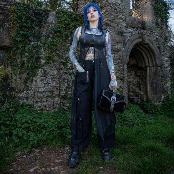 Killstar Acendance Duster Top (Black) | Killstar Clothing