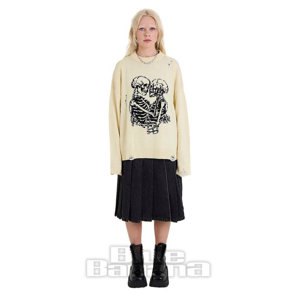 Der Ragged Priest Everlasting Jumper (Ecru) | Blue Banana