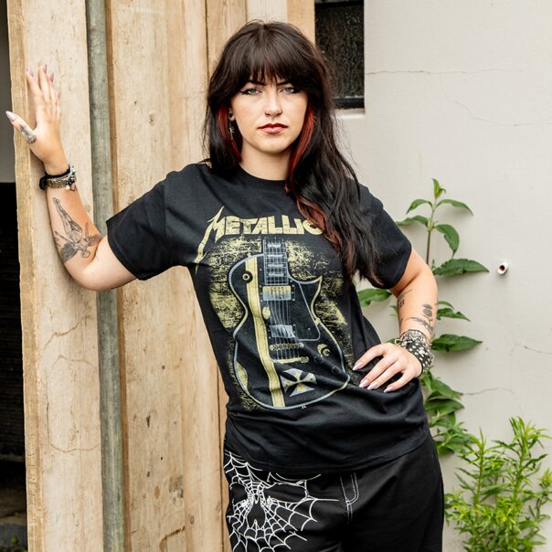 Metallica Hetfield Iron T-Shirt (Schwarz) | Blue Banana