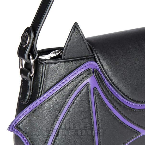 Banned Batwing Charm Handbag (Black) | Blue Banana