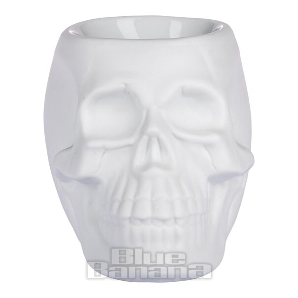 Etwas Besonderes: Totenkopf-Ölbrenner (Weiß) | Blue Banana Gifts