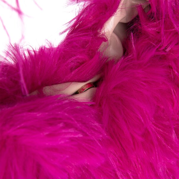 Blue Banana Long Fur Bag (Hot Pink) | Alternative Accessories