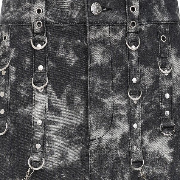 Banned Eris Camo Skirt (Grau) | Blue Banana