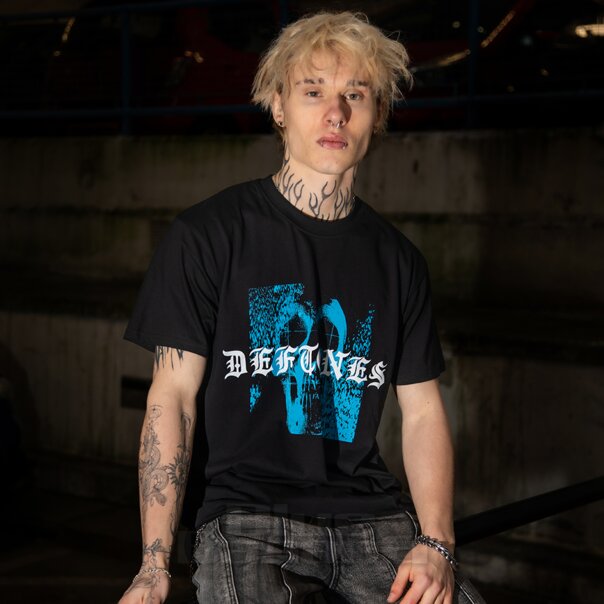 Deftones Static Skull T-Shirt (Black) | Official Band Merchandise