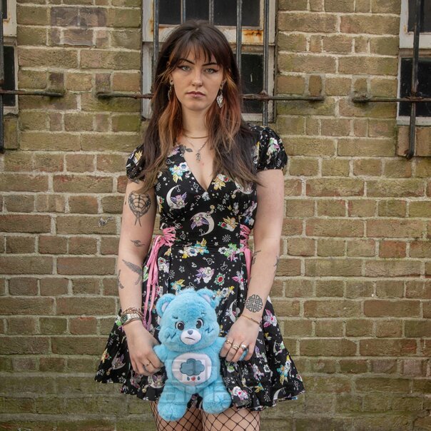 Hell Bunny X Care Bear Roxi Care Bears Dress (Black) | Alternative Clothing, Kawaii Fashion