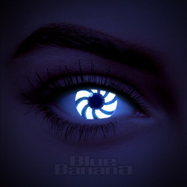Rosa optische UV I-Glow farbige Kontaktlinsen (30 Tage) | Coloured Contacts