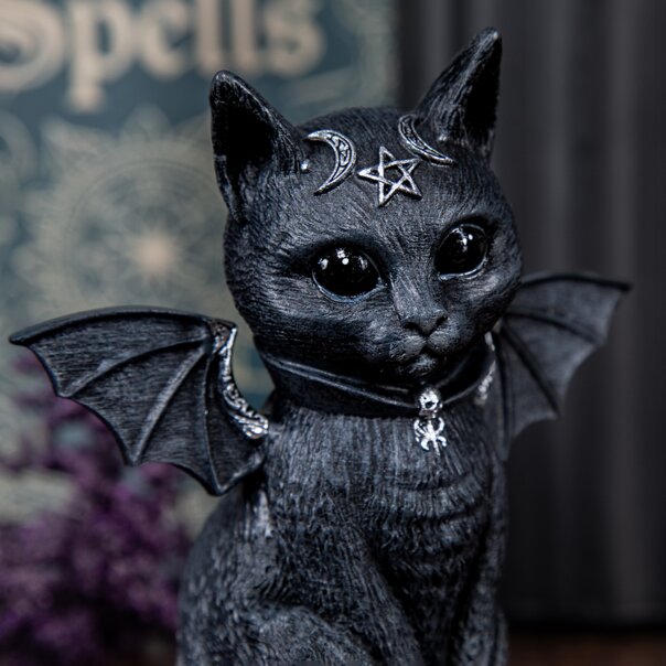 Nemesis Now Malpuss Figurine, Occult Winged Cat Ornament