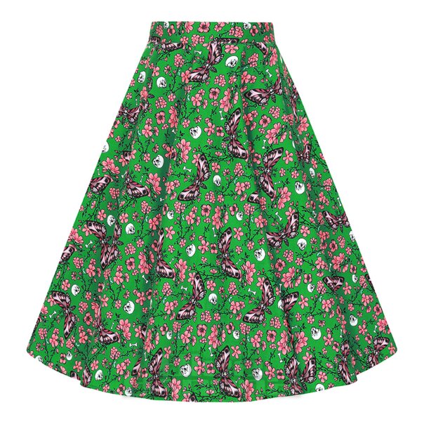 Hell Bunny Madilynn Midi Skirt