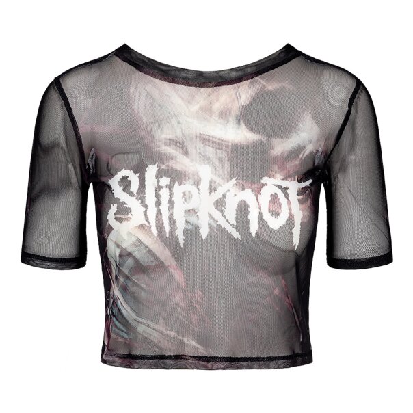 T-shirt court en maille Slipknot The End (noir) | Mode alternative, T-shirts de groupes