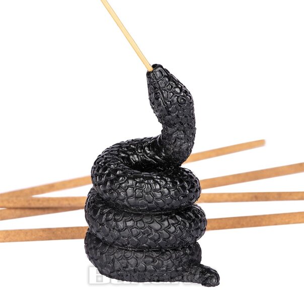 Something Different Schlangen-Räucherstäbchenhalter (Schwarz) | Blue Banana