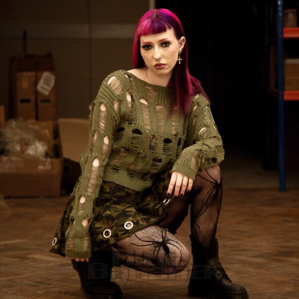 Third Identity Prima Jumper (Olive) | Blue Banana