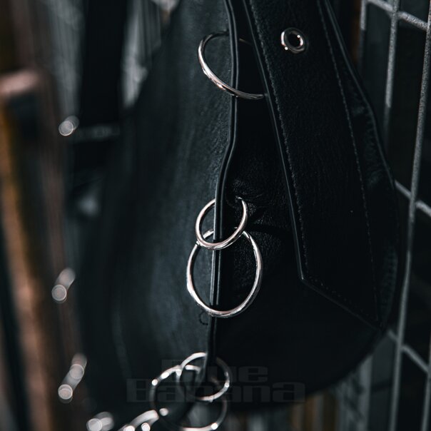 Banned Iron Halo Hobo Bag (Black) | Alternative Accessories | Alternative Handbags