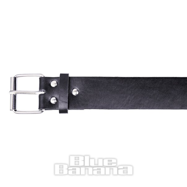 Blue Banana 3-reihiger Nietengürtel (Schwarz) | Blue Banana
