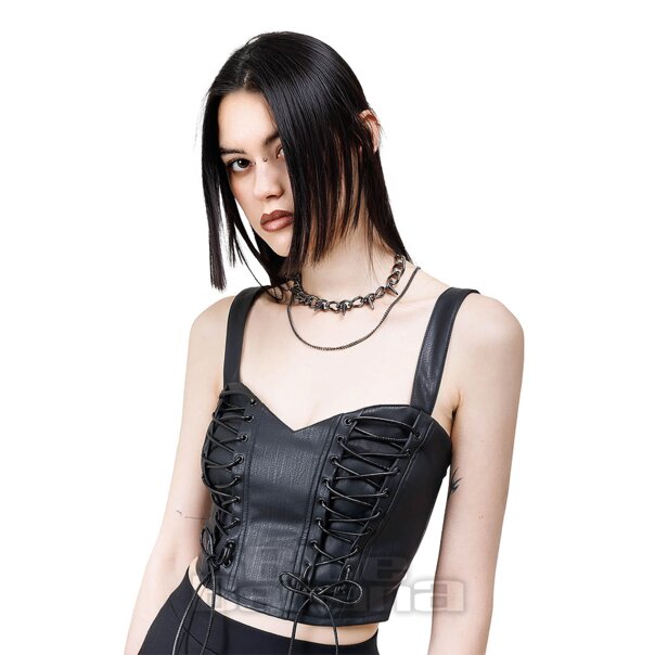 Killstar Corsetto Nyxiano Superiore (Nero) | Blue Banana