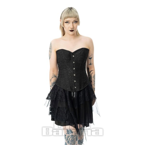 Innocent Twilight Lace Corset (Black) | Blue Banana