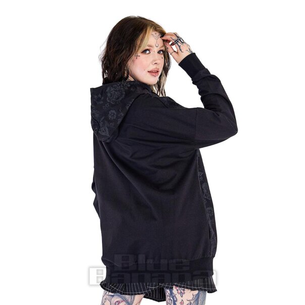 Jawbreaker Skull Hoodie (Schwarz) | Blue Banana