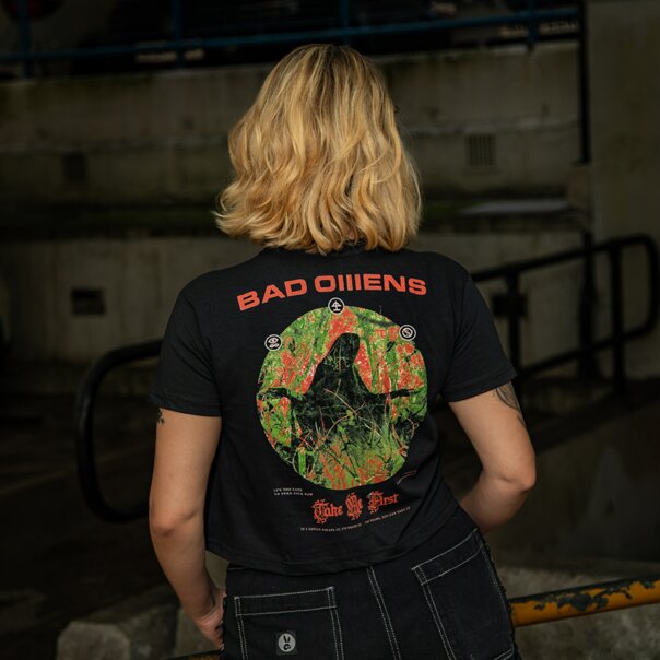 Bad Omens Take Me Crop T-Shirt (Black) | Cropped Band Tees